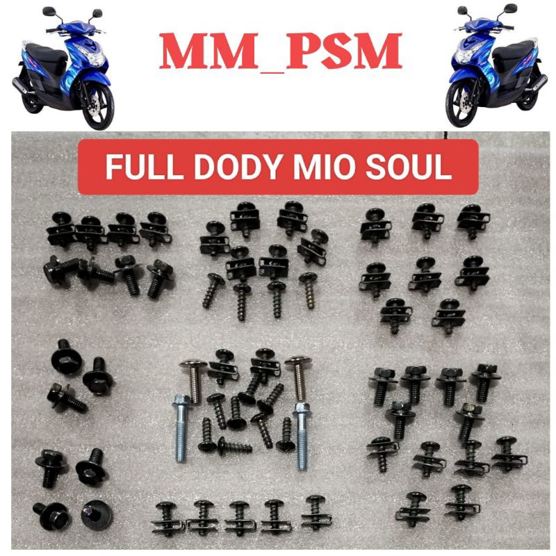 BAUT BODY MIO SOUL LAMA KARBU BAUT FULL BODY Mio SOUL LAMA KARBU LOMPLIT SET