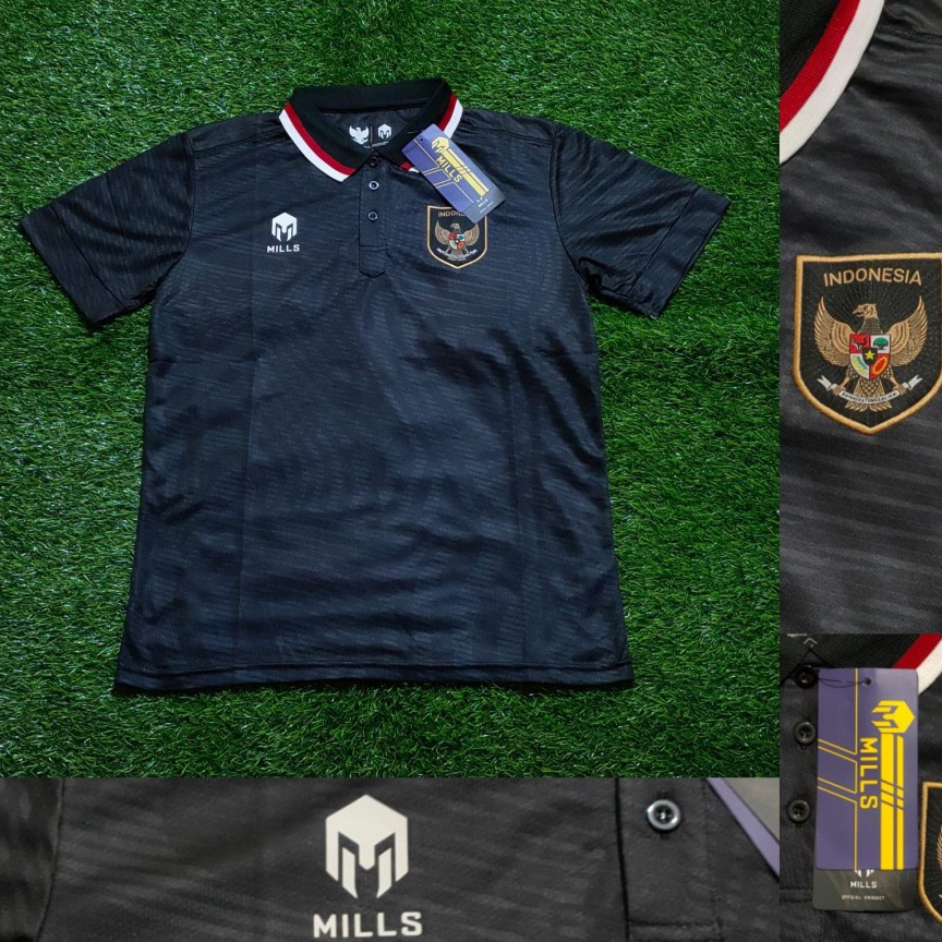 Paling Dicari Jersey Timnas Indo New 3rd 222 Ori Import Baju Sepak Bola Timnas Indonesia Hitam