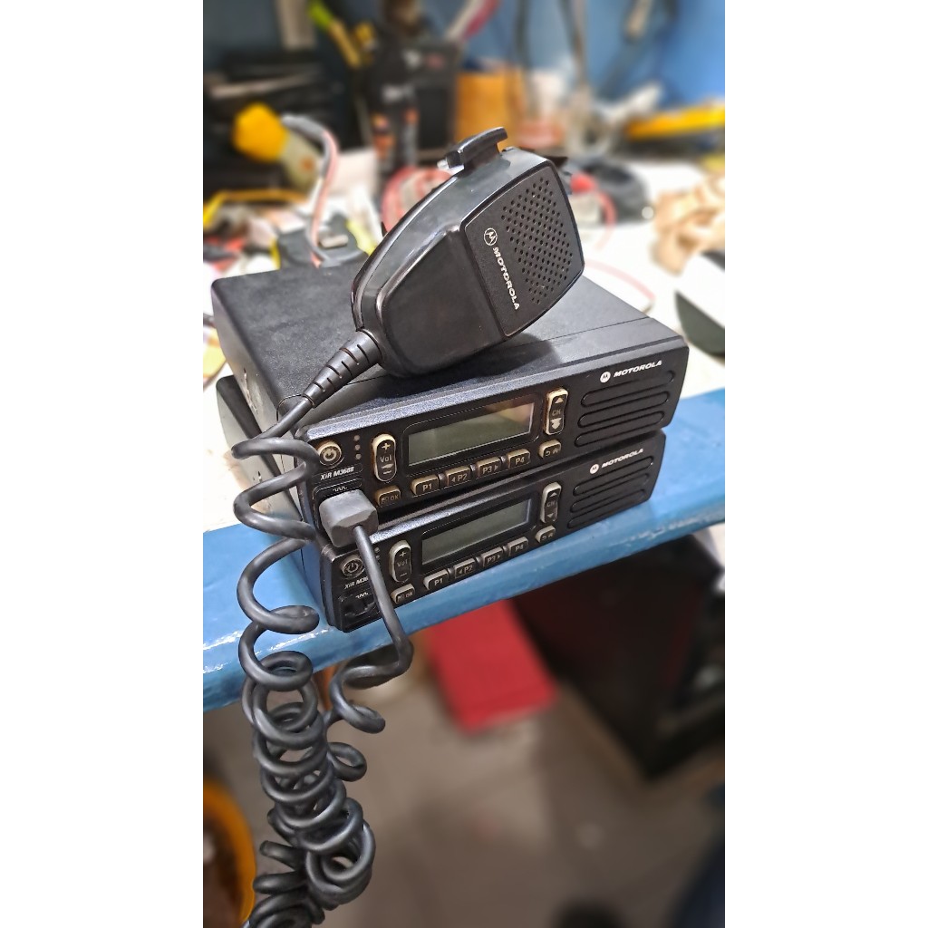 Radio Rig Motorola Xir M3688 Vhf Bekas Mototrbo xir m3688 second Frekuensi Vhf 136 sd 174 Mhz Kondis