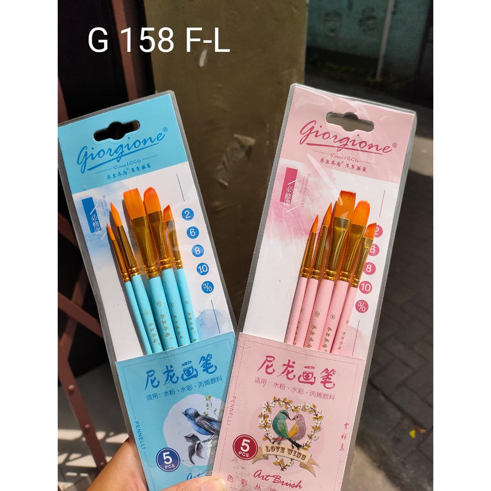 

Serba Murah kuas set giorgione g 158 set isi 5 mint 54