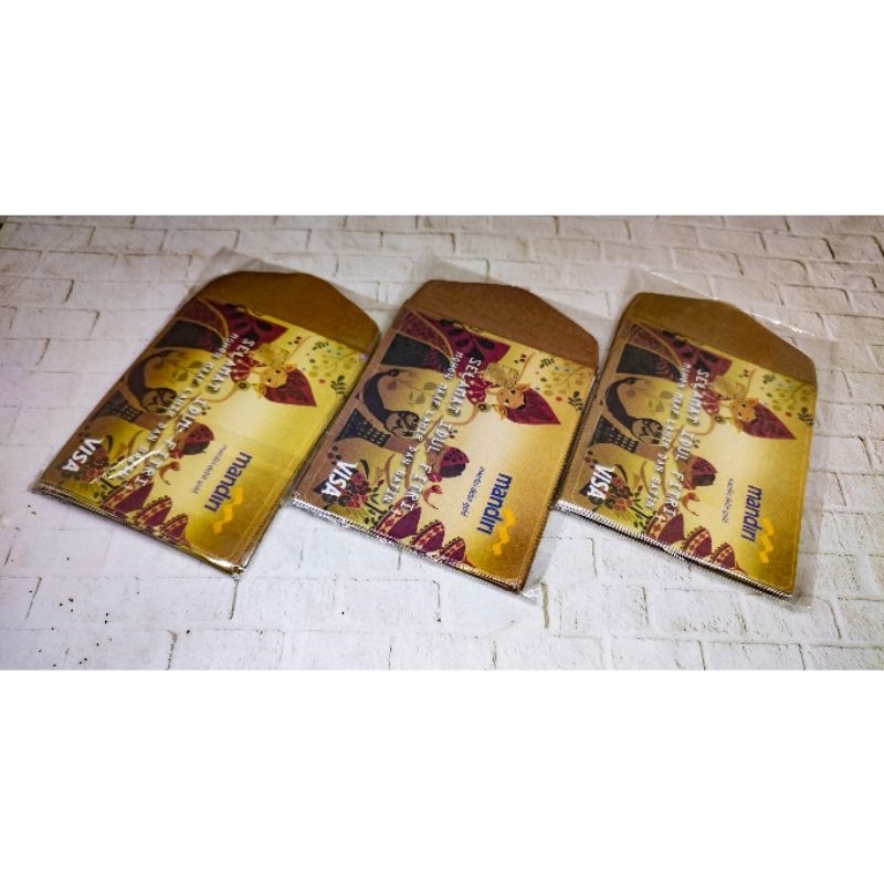 

Angpao Amplop Lebaran Natal Imlek Motif Kartu Mandiri Debit Gold