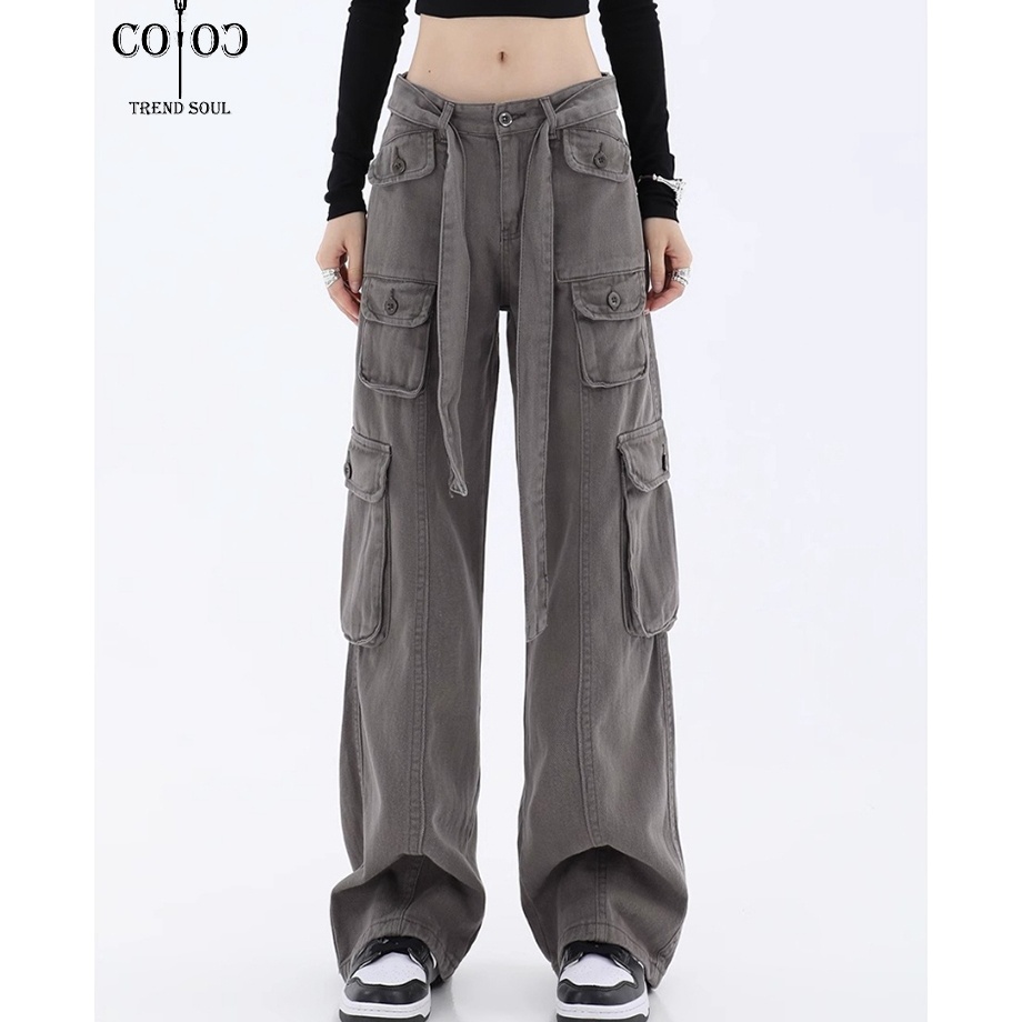 Clearance sale Coco Trend Soul Jeans  Abuabu New Highwaist Cargo Jeans