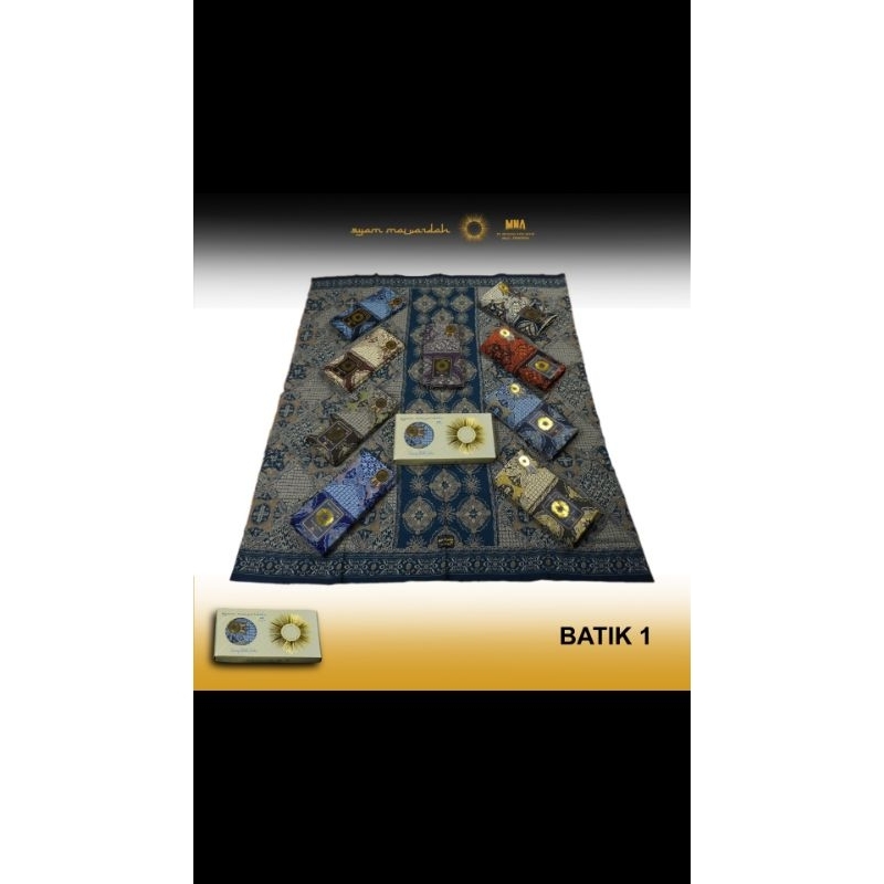 Batik 1 - Sarung dewasa bahan rayon premium viscose motif Batik 1