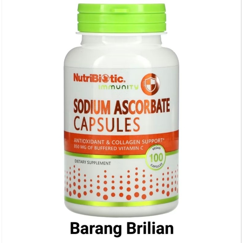 Nutribiotic Immunity Sodium Ascorbate 100 VegCaps