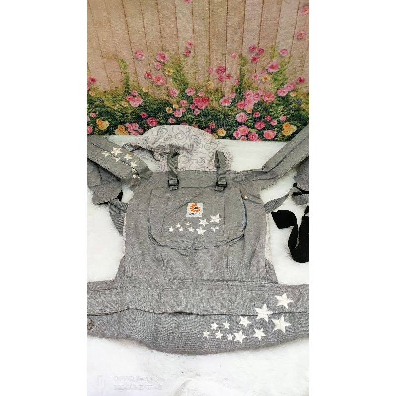 Gendongan Bayi Ergo Baby Asli – Galaxy Grey
