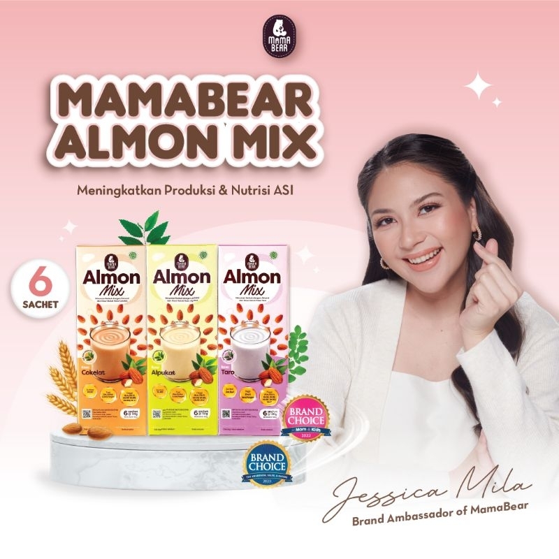 Mama Bear Almon Mix - ASI booster MamaBear - Susu Almond Pelancar ASI