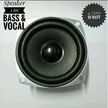 Speaker 3 inch bass vokal