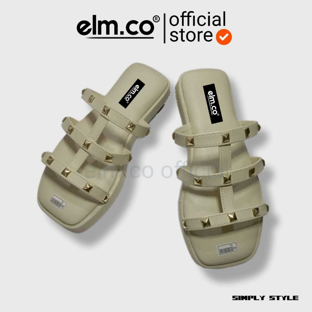 elm.co [ COD ] Sandal wanita flatform jelly sendal kekinian keren viral eff10