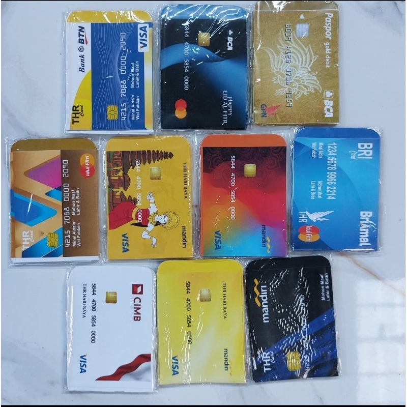 100 AMPLOP MINI ATM