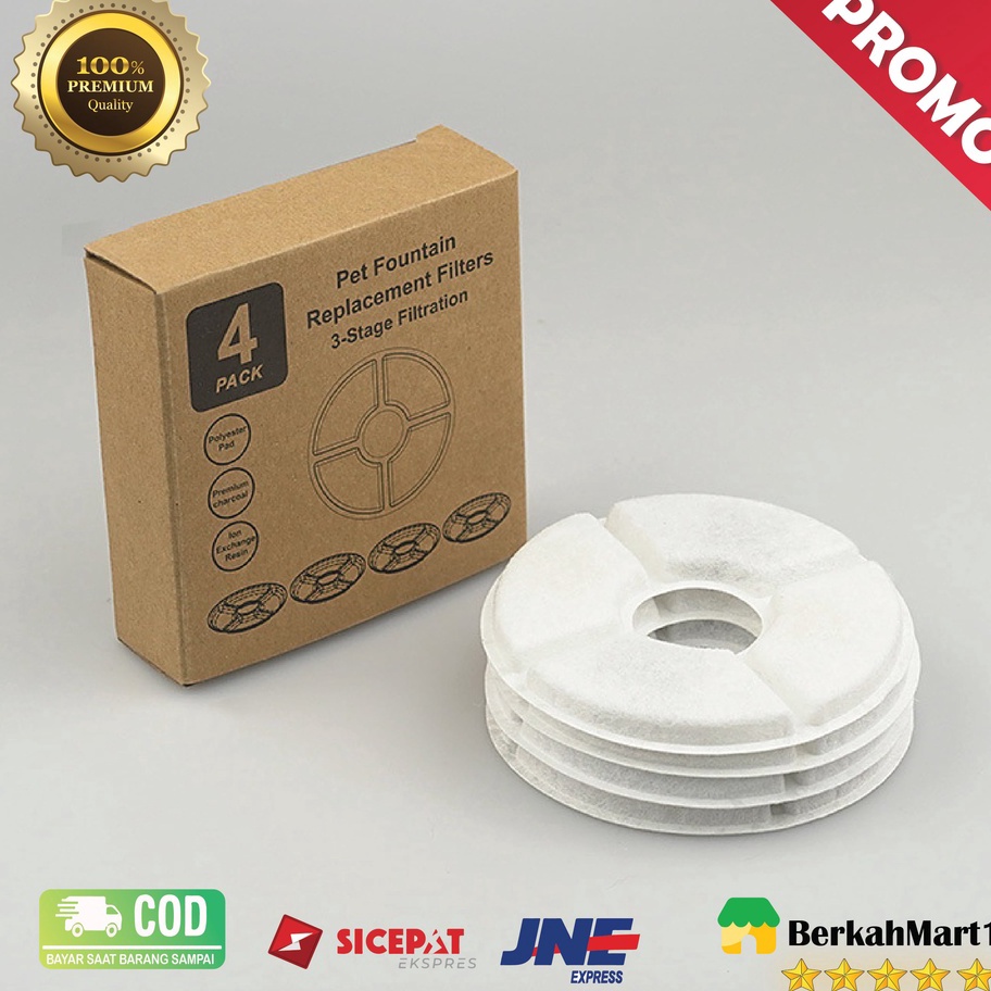 ORIGINAL 4 PCS Filter Minuman Kucing Tempat Air Minum Kucing Anjing Air Mancur water fountain Hewan