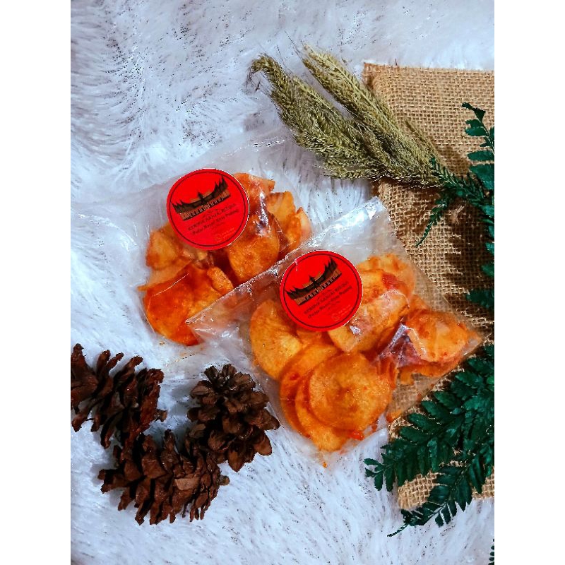 

KERIPIK SANJAI RIZQIA (PEDAS MANIS) KHAS PADANG UKURAN 40Gram