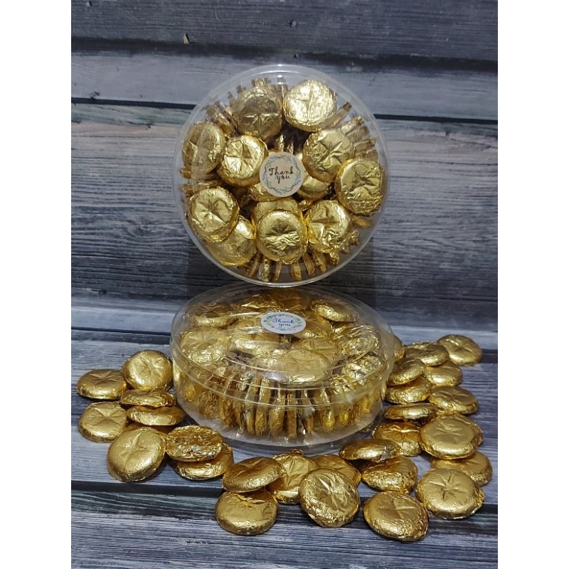 

coklat koin golden roundies kemasan toples 230 gr