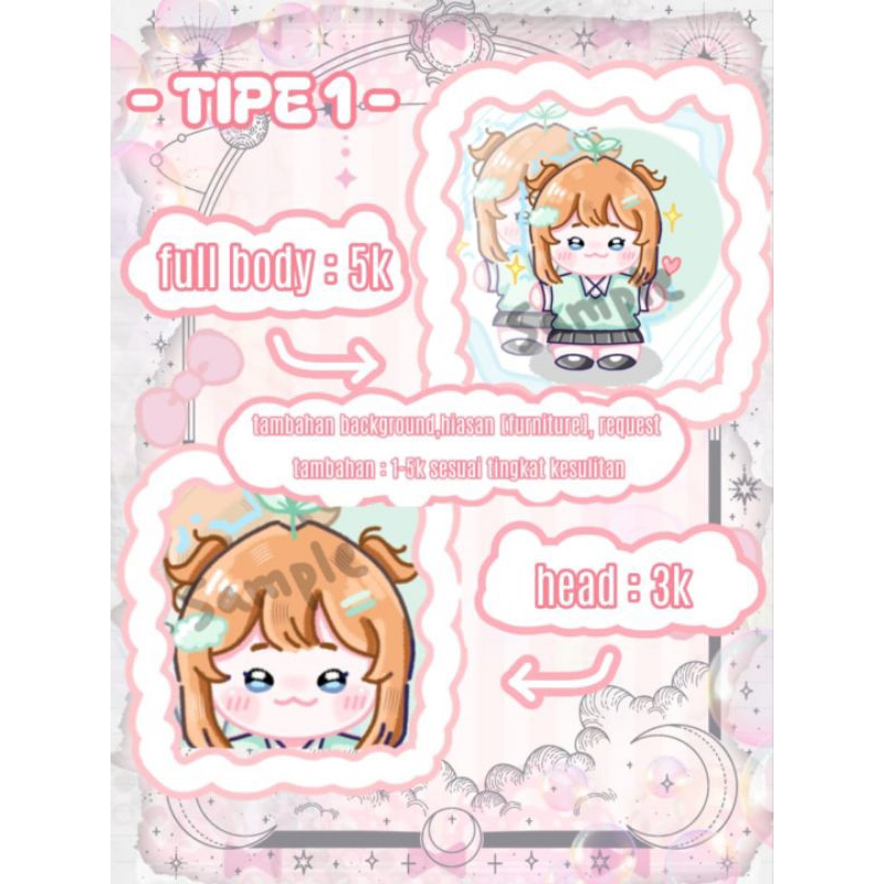 commission art chibi anime cartoon