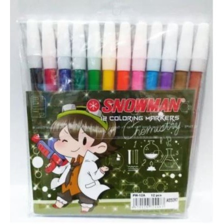 

Spidol Snowman 12 Warna