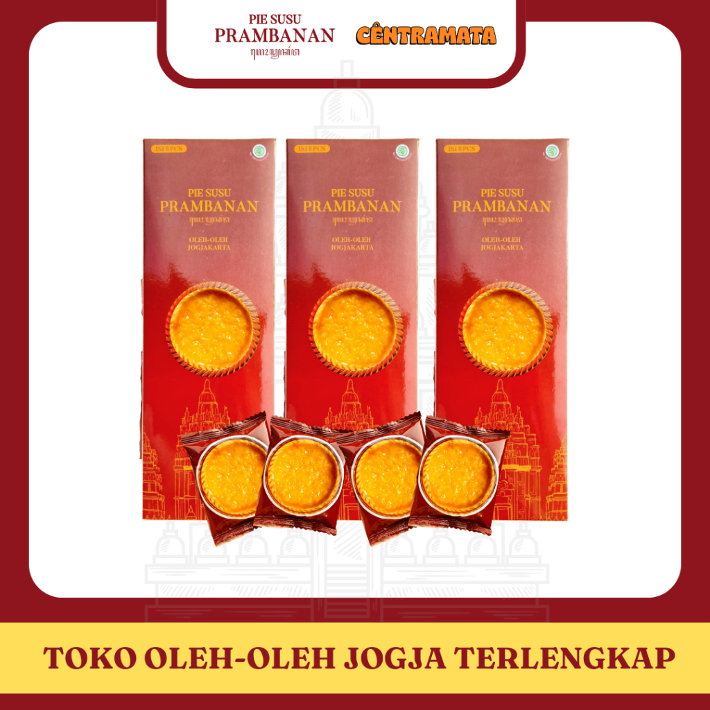 

Paket 3 kotak Pie Susu Prambanan | Oleh-Oleh Jogja