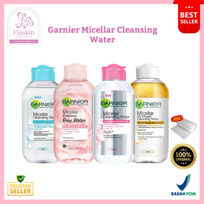 Garnier Micellar Water | Cleansing Water | Garnier Micellar Cleansing Water | Pembersih Wajah Make U
