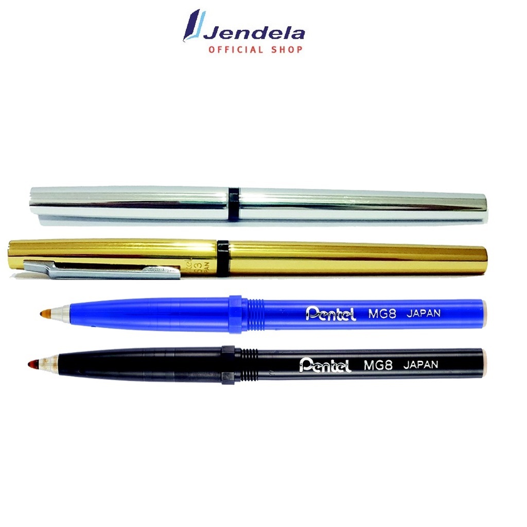 

Bolpoin Pentel Rs3 Silver Gold Hitam Harga Satuan Atk