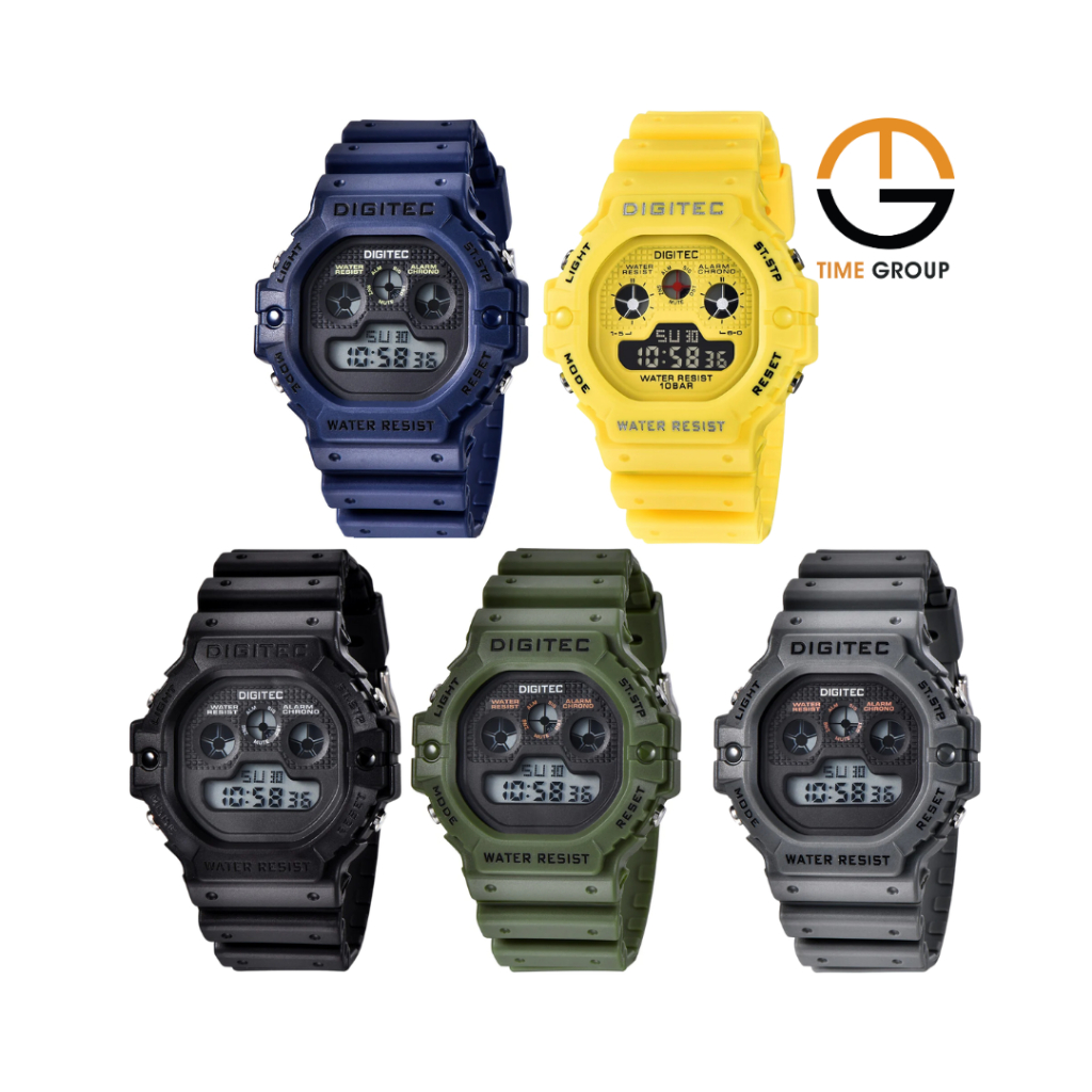 JAM TANGAN PRIA DIGITEC DG5090 DG-5090 DG5090T DG-5090T ORIGINAL