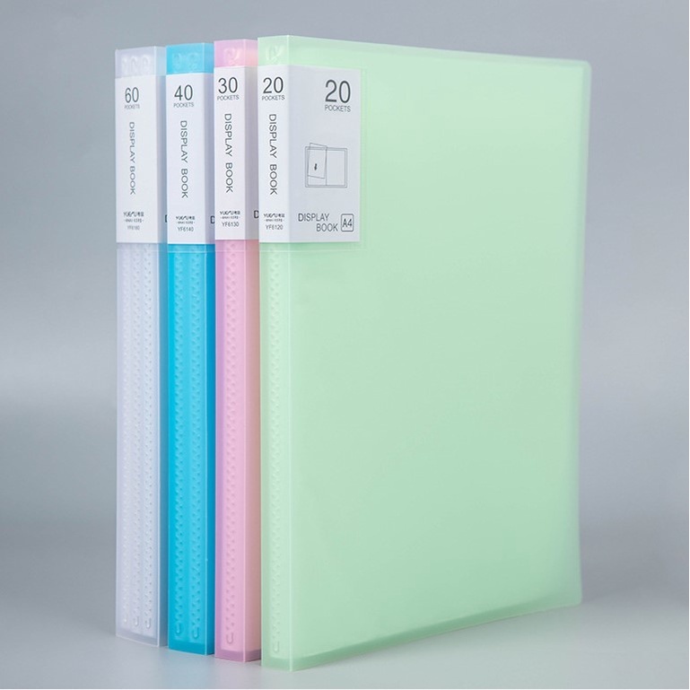 

DISPLAY BOOK PLASTIK CLEAR HOLDER FILE DOKUMEN KEEPER A4