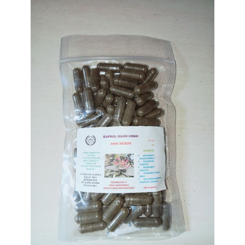 Kapsul daun ungu