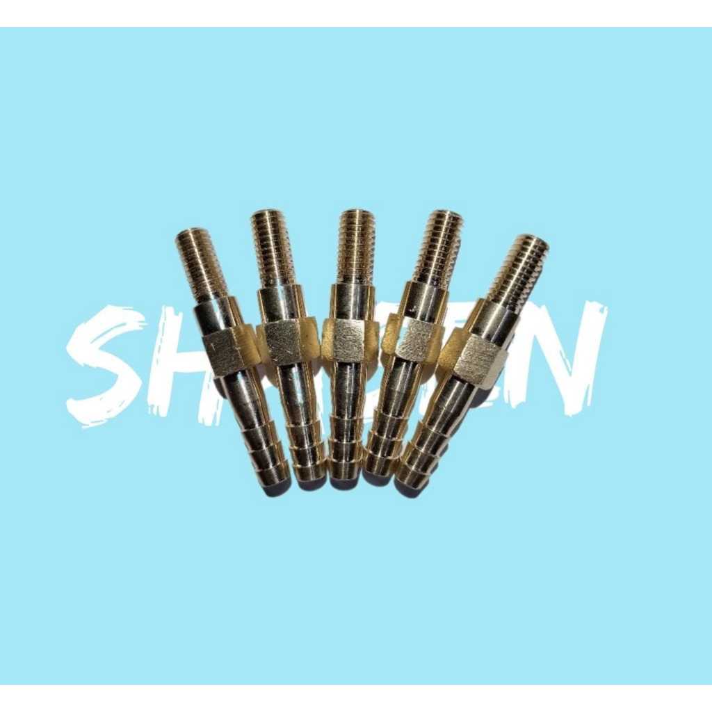 TERMURAH BAUT NEPEL OIL COOLER CRANKCASE HEAD JALUR OLI MOTOR UNIVERSAL BAHAN KUNINGAN