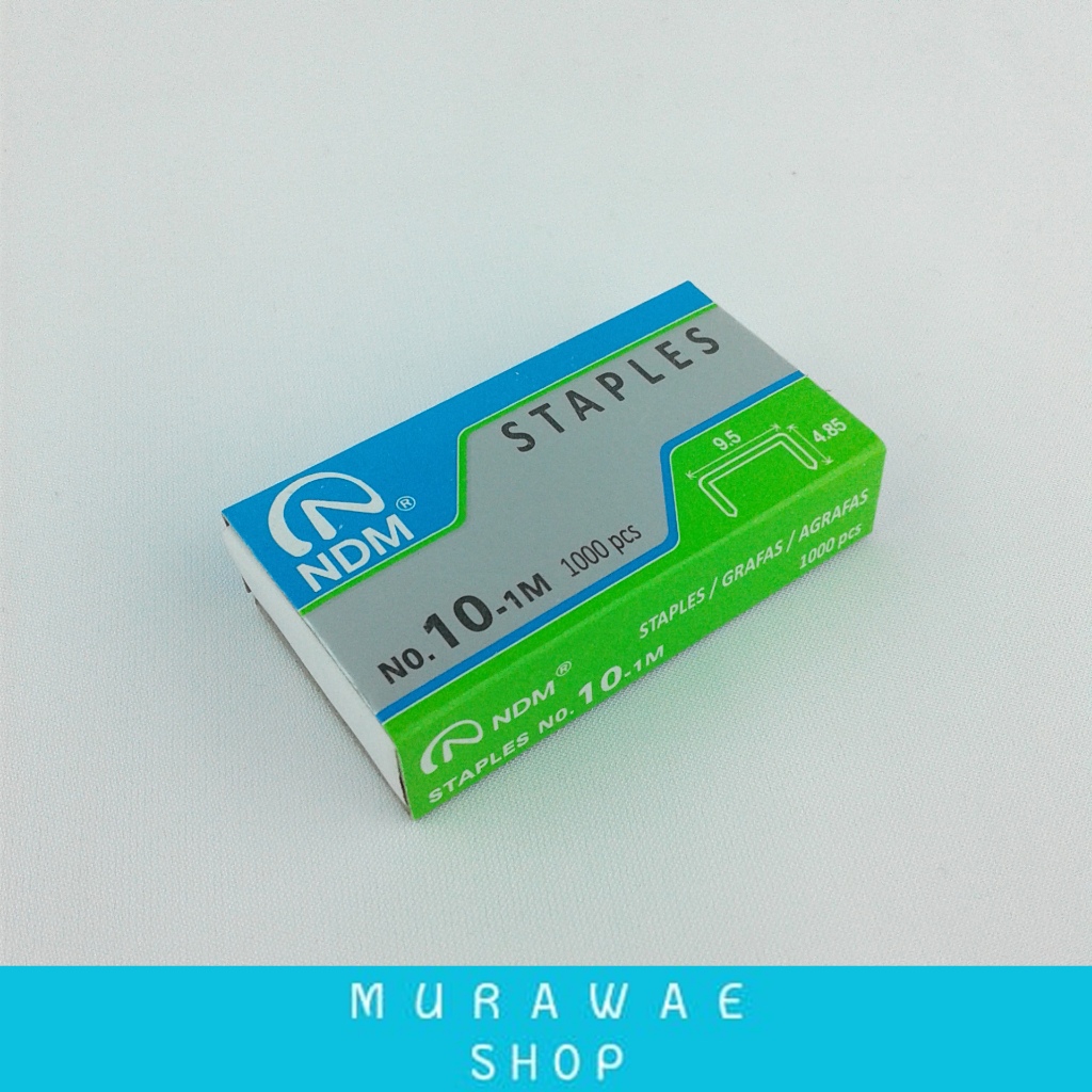 

Isi Staples no 10 box kecil/NDM Isi Staples No 10-1M