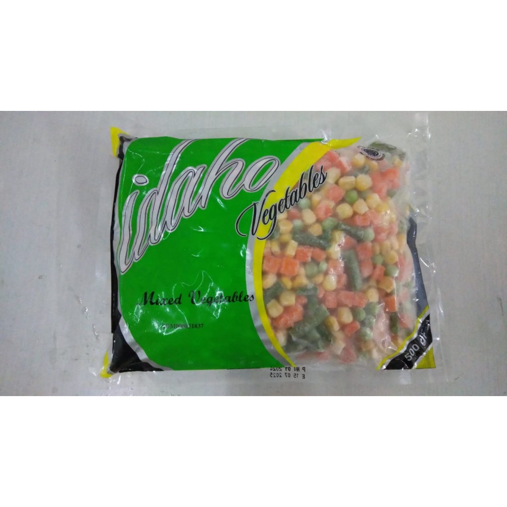 

MIX VEGETABLE IDAHOH 500 GRAM