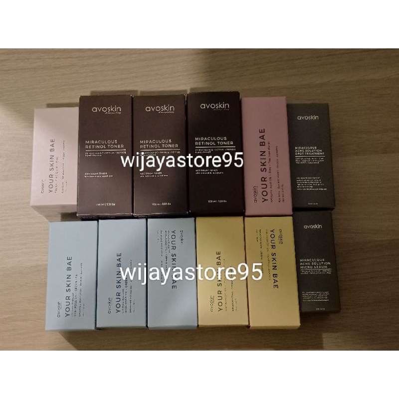 Avoskin Miraculous Retinol Toner || Your Skin Bae Salicylic Acid Toner || Your Skin Bae Serum Salicy