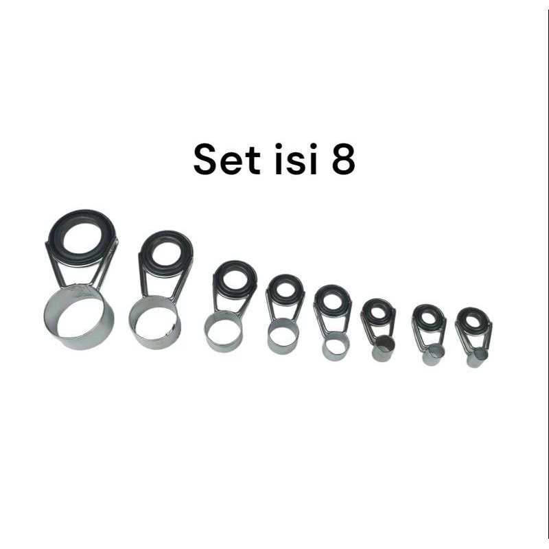 1 SET RING GUIDE TEGEK KOLONG JORAN PANCING ISI 8