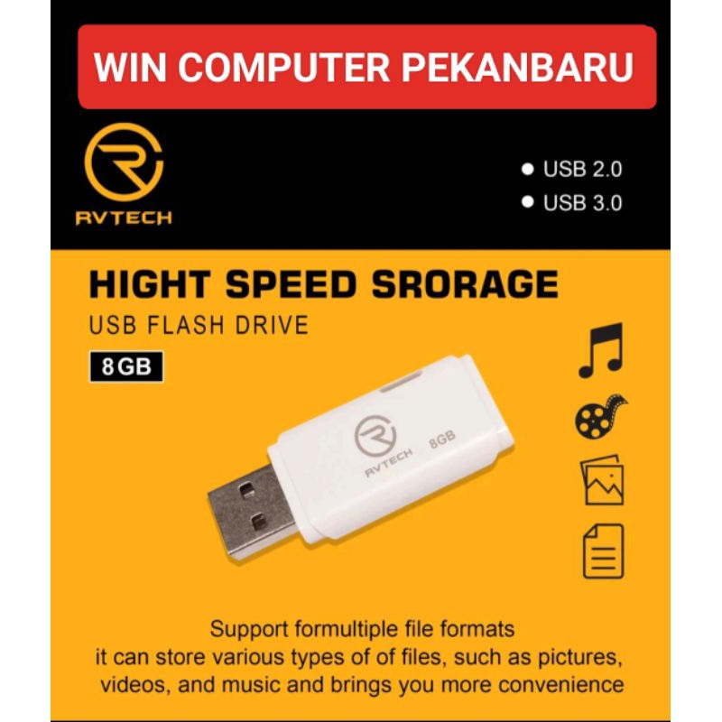 FLASHDISK 8GB RVTECH MURAH BAGUS DAN ORII