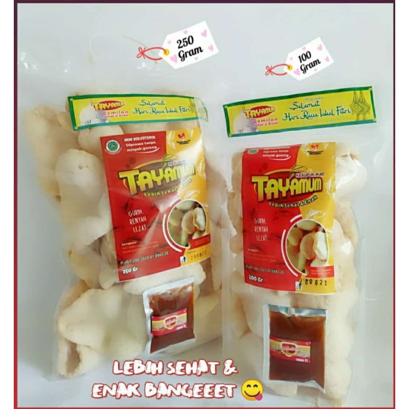 

Kerupuk Tayammum Oleh - Oleh Khas Surabaya berat 250gr