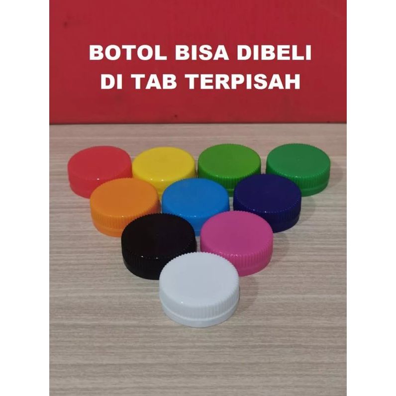 HLID - Tutup SN Short Neck Botol Plastik Almond - Pir - Cantik - Cabe - Short Neck / Tutup botol 250
