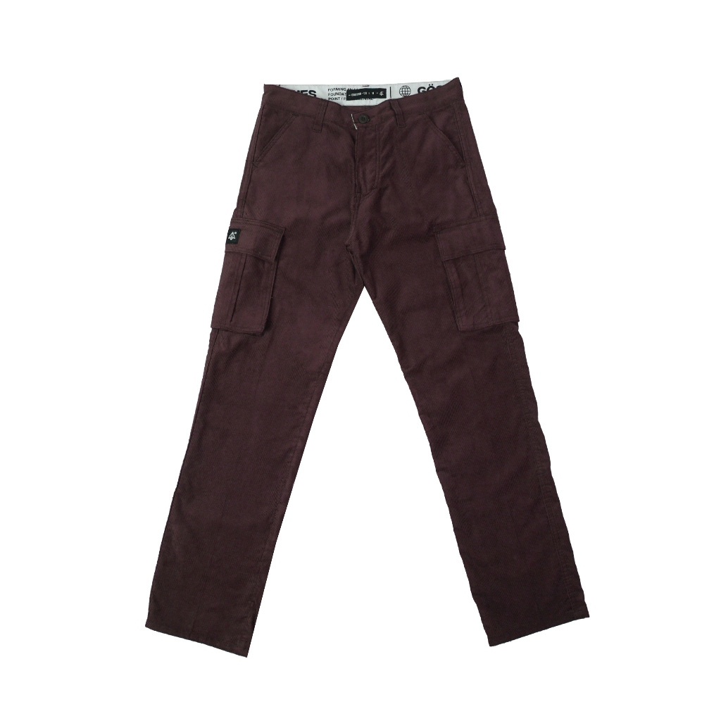 Goster Cargo Pants Corduroy - Schritte Dark Brown