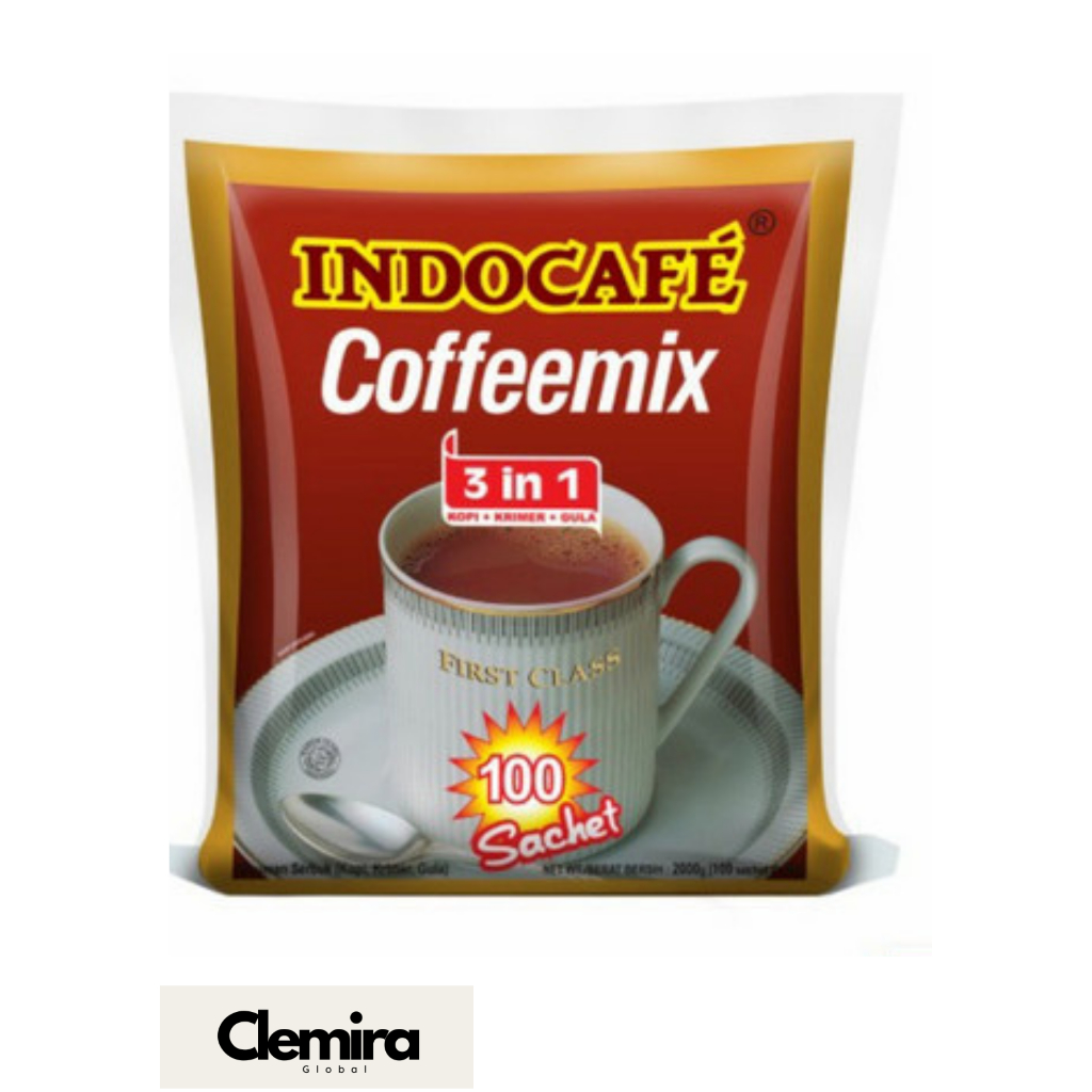 

INDOCAFE COFFEEMIX 3IN1 BAGS ISI 100 SACHET
