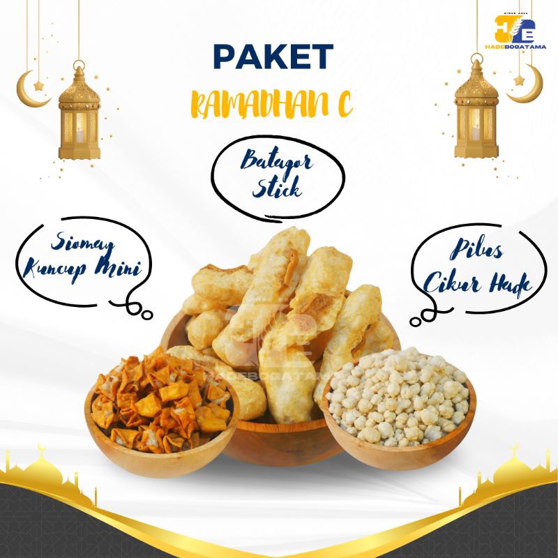 

Paket Hemat Ramadhan C (Batagor Stick, Pilus Hade, Siomay Kuncup Mini)