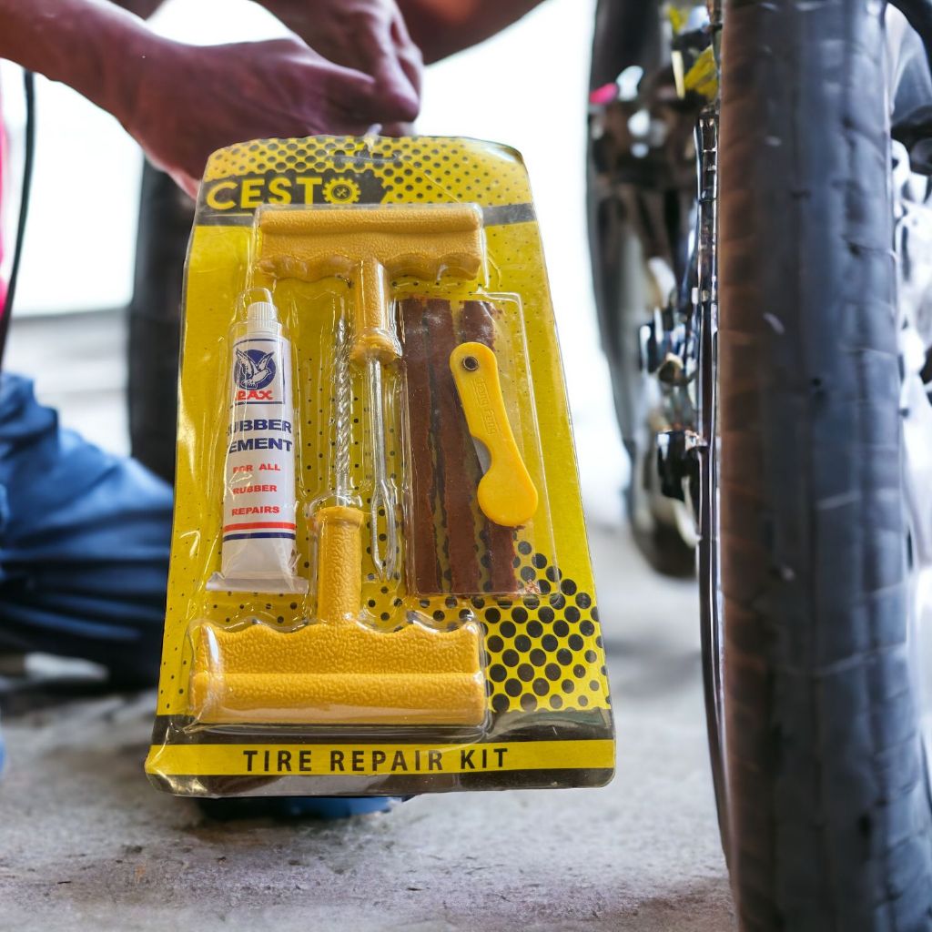 Tambal Tubles Cesto / alat tambal ban tubles SET ALAT TAMBAL BAN TUBELESS MURAH