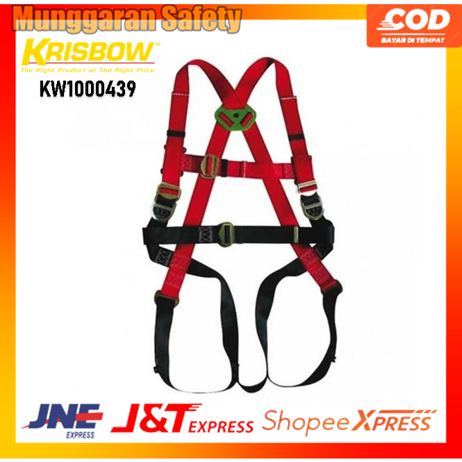 Safety Full Body Harness Without Lanyard Krisbow Type KW1000439 Berkualitas
