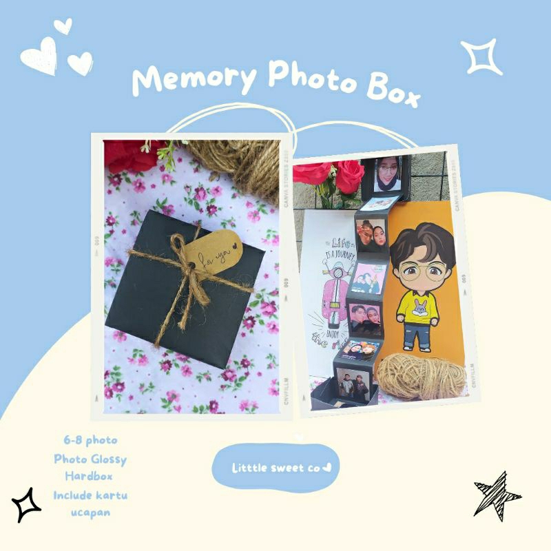 ❤️LITTLE SWEET❤️ MEMORY FOTO BOX KADO