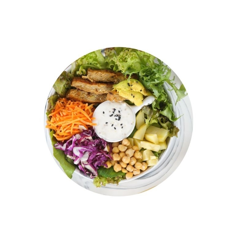 

Salad Sayur I Ceasar Plant Based (335 Kcal) l Salad Diet | Salad Siap Saji | Ready To Eat Salad | Diet & Detox | Ceasar Vegan Dressing