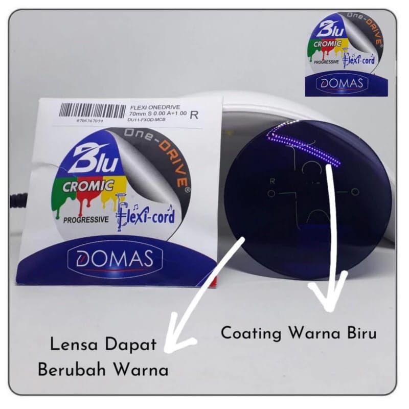 Lensa Progresif Bluecromic One Drive Lensa Domas Progresif Nigh Drive Paket Frame+Lensa