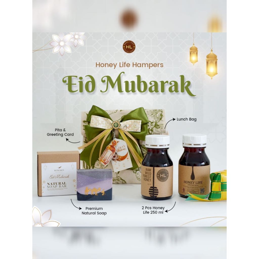 

HL - Hampers Lebaran Madu Hutan Murni Parcel Ramadhan Bingkisan Idul Fitri Premium Honey Hampers