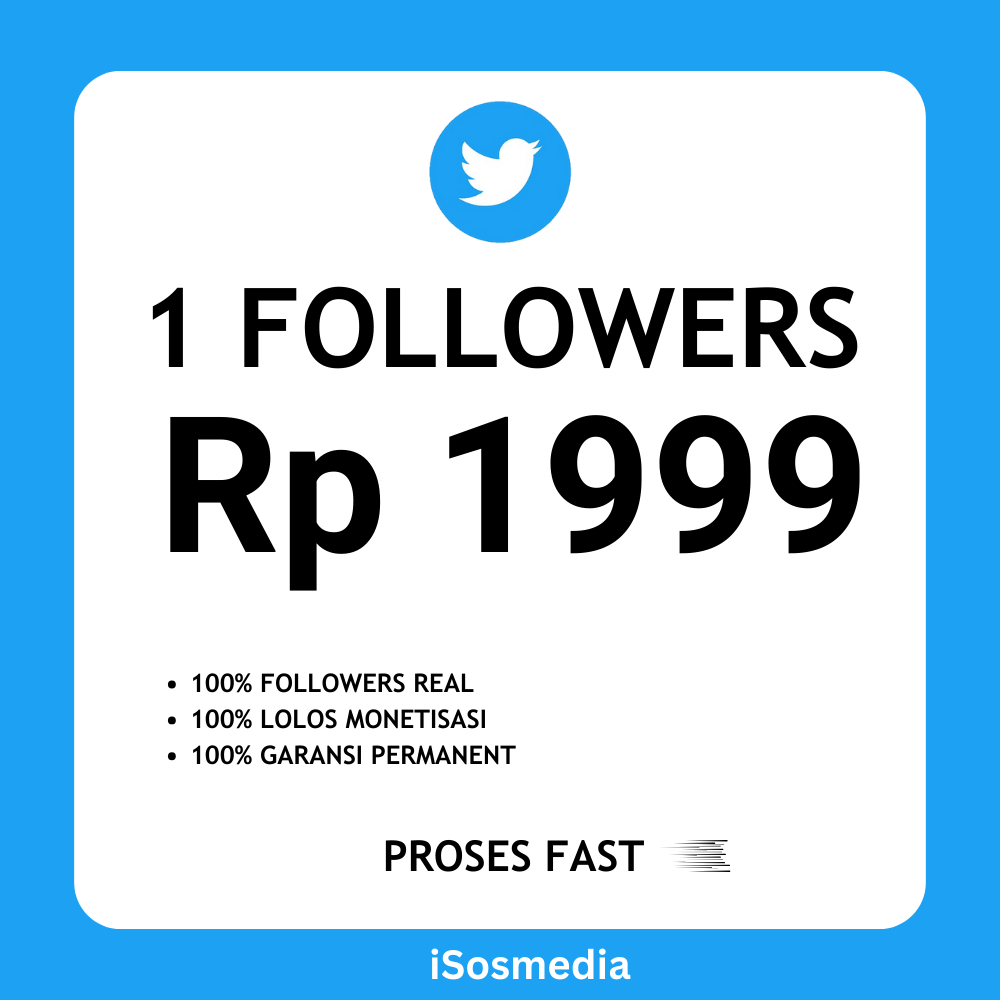 PROMO FOLLOWERS TWITTER MURAH