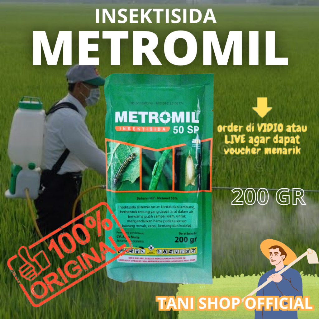 Insektisida Metromil 50 SP 200gr - Pengendalian Hama Efektif dan Cepat