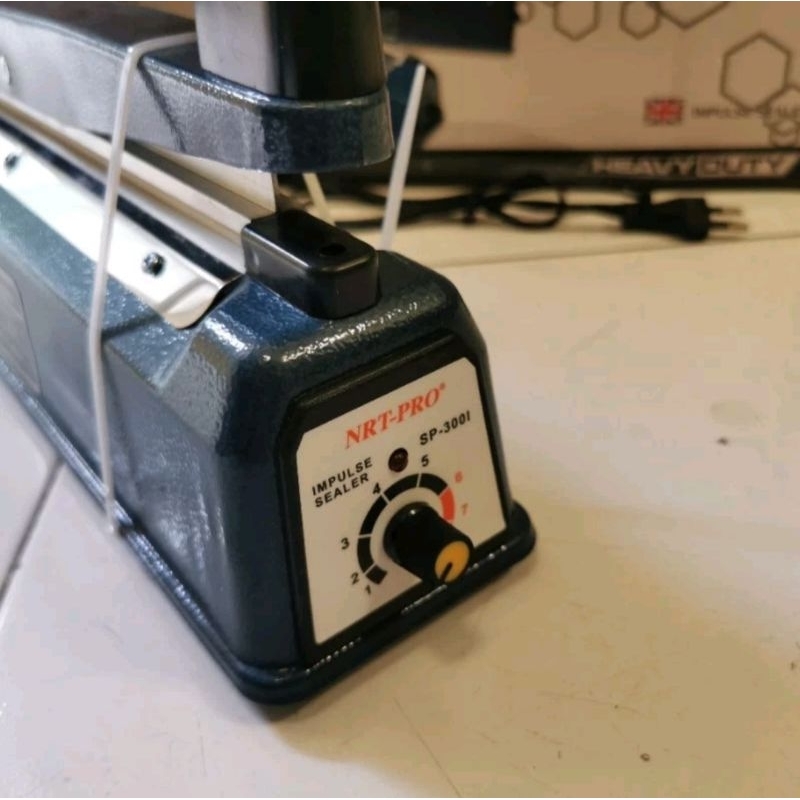 Mesin Las plastik impulse sealer 30cm nrt pro body besi / plastik