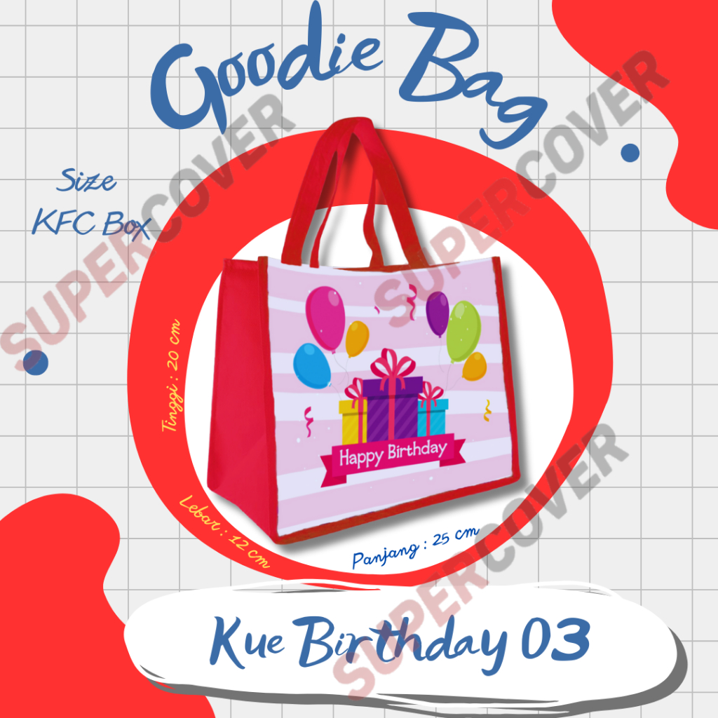 

Goodie Bag Birthday 03 Warna Merah Untuk Acara Ulang Tahun