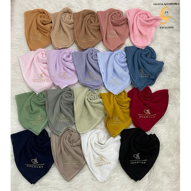 New hijab bordir paris classic by felicia azzarenka