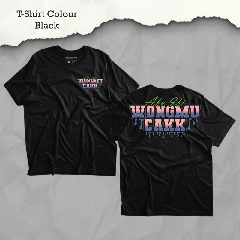 Kaos Aku Iki Wongmu Cak Kaos Distro Kata Kata Simpel Terbaru