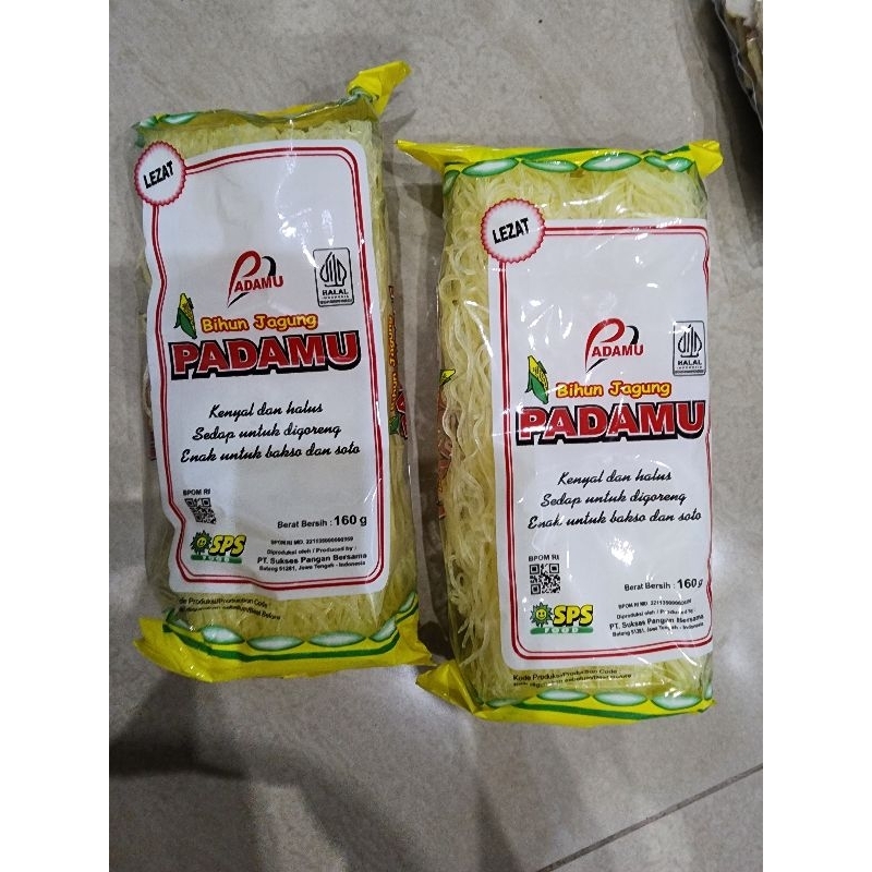 

Bihun Jagung Padamu kemasan 160gram