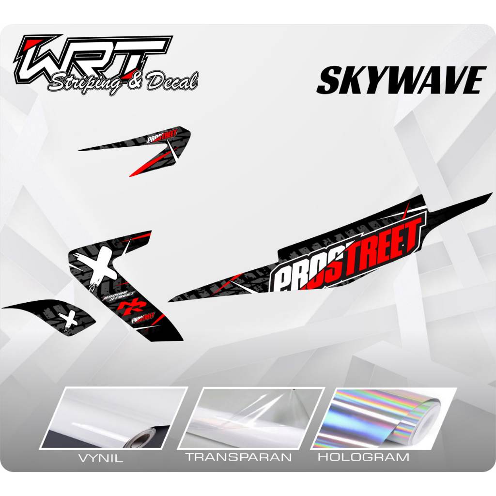 Striping Skywave-Stiker Decal Motor Skywave Prostreet