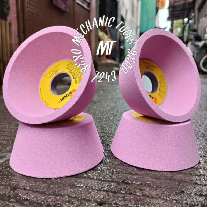 Batu gerinda mangkok serong 5 inch 11A 127x50x31.75 mm Kinik batu gerinda flaring cup 5 inch PA80 Kv